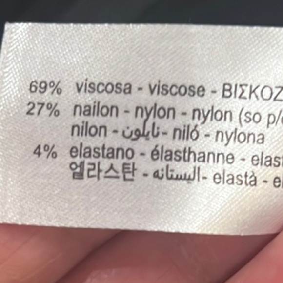 Zara Black High Rise Gartered Waistline Pants size Small - Picture 15 of 15